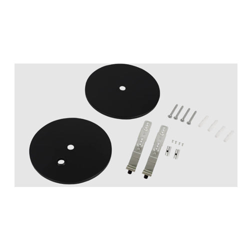 ORTECH ALS-DRP-KIT-BK, Drop Ceiling Canopy Installation Kit (Power Cord Sold Separately), Black
