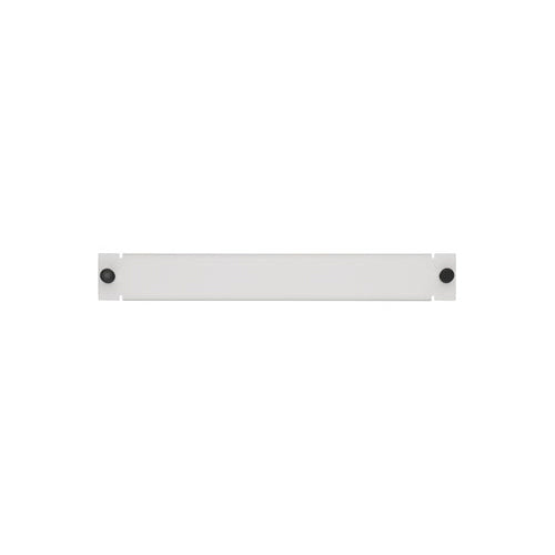 Leviton APL12-BLK, LIGHTSPACE 12-Pack Fiber Adapter Plate, Blank, White