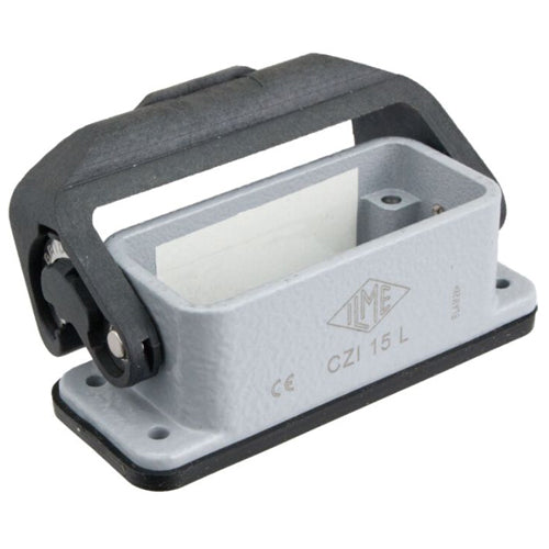 Techspan APML16S, A Series Panel Mounting Base, 16P+Ground, Single Lever, IL-Type Locking, Metal Type