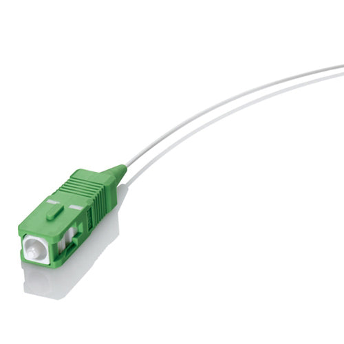 Leviton APPSC-S03, Economy Fiber Pigtail, Single-Mode, SC APC Polish OS2, 3 Meters