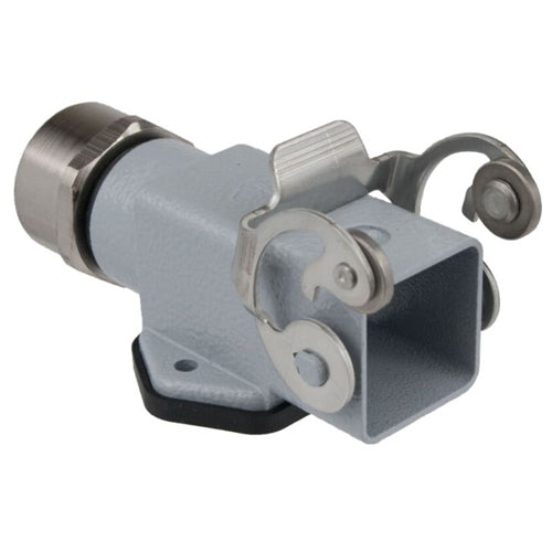 Techspan AS1L03SA10P, A Series Surface Mount Base, 1 Port, 3 or 4P+Ground, Single Lever, 90 Degree Housing, 1/2'' NPT Thread, Plastic