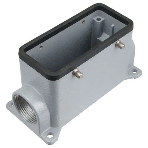 Techspan AS1L16S10, A Series Surface Mount Base, 1 Port, 16P+Ground, Single Lever, 1/2'' NPT Thread, Metal Type