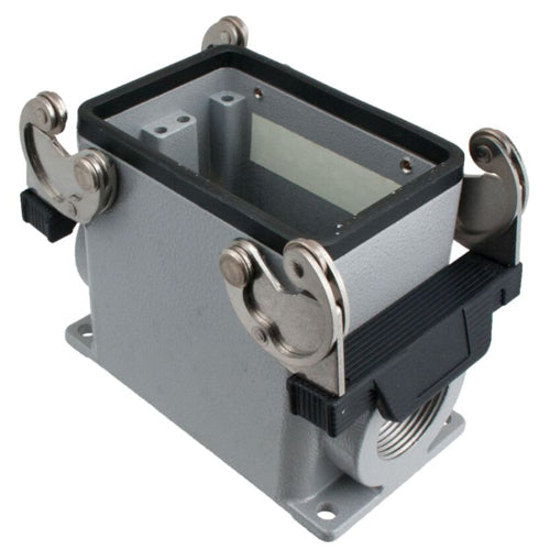 Techspan AS1L32D11, A Series Surface Mount Base, 1 Port, 32P+Ground, Double Levers, 3/4'' NPT Thread, Metal Type