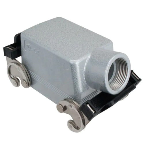 Techspan ASEL32D11, A Series Side Entry Hood, 32P+Ground, Double Levers, 3/4'' NPT Thread, Metal Type