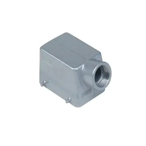Techspan ASEP32D5, A Series Side Entry Hood, 32P+Ground, Pegs for Double Levers, PG21 Thread, C-Type Locking, Metal Type