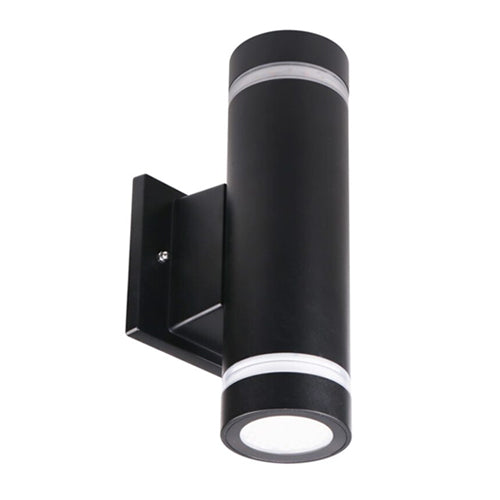 Votatec AST-UDWP01B-30WBS6DC1-BH30/40/50W, Up/Down Cylinder Wall Light, CCT & Power Adjustable, 30/20/10W, 3000/4000/5000K, 3060/2040/1020 LM, 120-347V, Photocell, Dimmable, Black