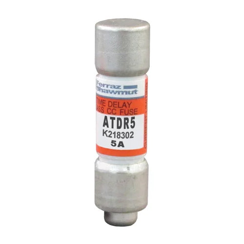 Mersen ATDR5, ATDR Class CC Time-Delay Fuse, 600VAC/300VDC, 5A, Ferrule Type
