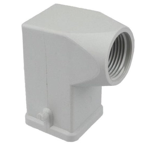 Techspan ATEP03SA2P, A Series Top Entry Hood, 3 or 4P+Ground, Pegs for Single Lever, 90 Degree Housing, PG11 Thread, CT-Type Locking, Plastic