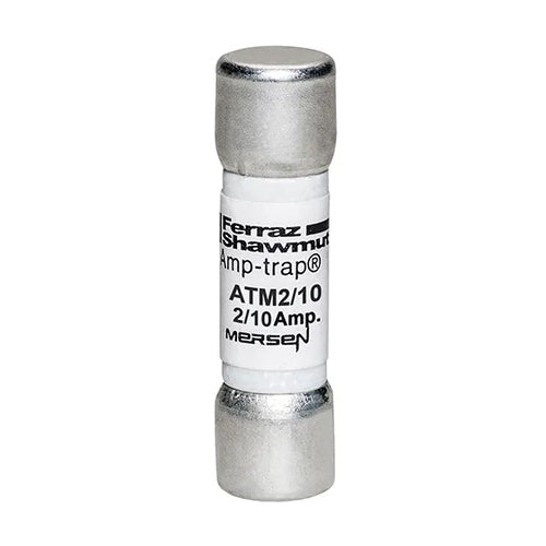 Mersen ATM2/10, Midget Fast-Acting ATM Fuse, 600VAC/DC, 0.2A, Ferrule Type