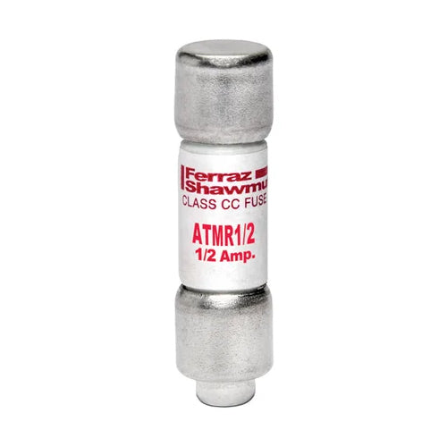 Mersen ATMR1/2, ATMR Class CC Fast-Acting Fuse, 600VAC/DC, 0.5A, Ferrule Type