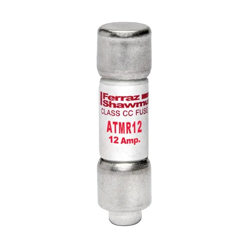 Mersen ATMR12, ATMR Class CC Fast-Acting Fuse, 600VAC/DC, 12A, Ferrule Type