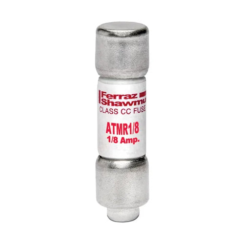 Mersen ATMR1/8, ATMR Class CC Fast-Acting Fuse, 600VAC/DC, 0.125A, Ferrule Type