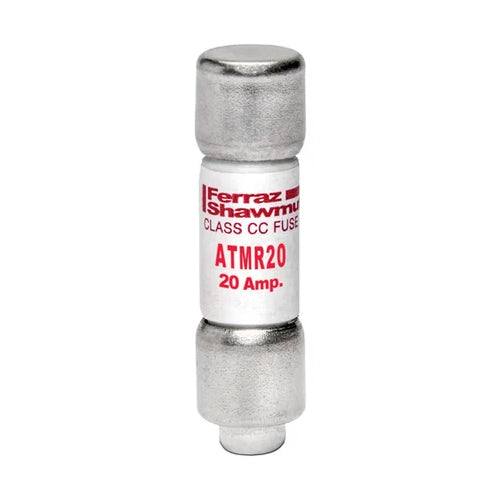 Mersen ATMR20, ATMR Class CC Fast-Acting Fuse, 600VAC/DC, 20A, Ferrule Type
