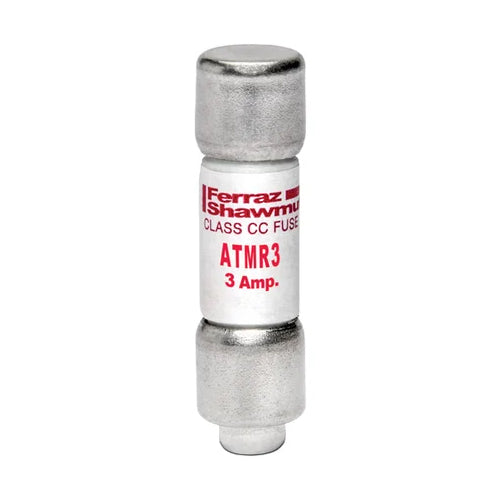 Mersen ATMR3, ATMR Class CC Fast-Acting Fuse, 600VAC/DC, 3A, Ferrule Type