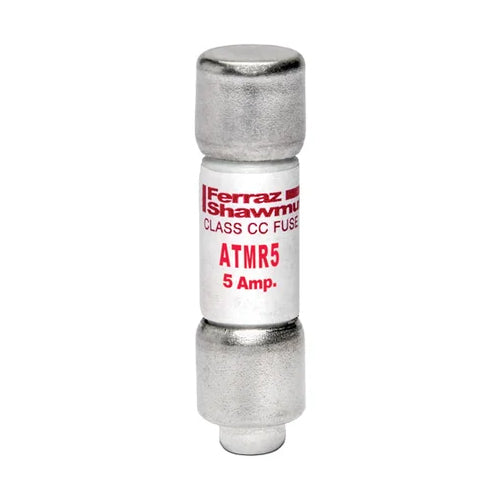 Mersen ATMR5, ATMR Class CC Fast-Acting Fuse, 600VAC/DC, 5A, Ferrule Type