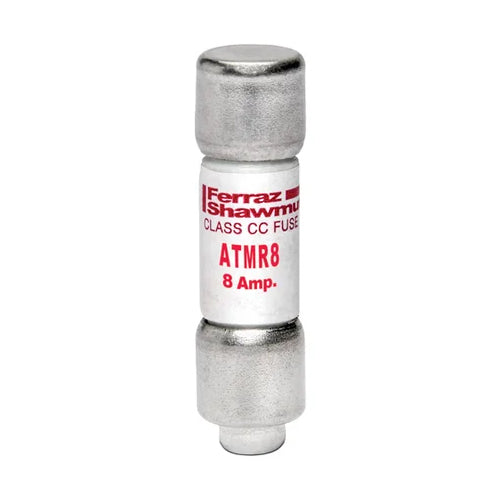 Mersen ATMR8, ATMR Class CC Fast-Acting Fuse, 600VAC/DC, 8A, Ferrule Type