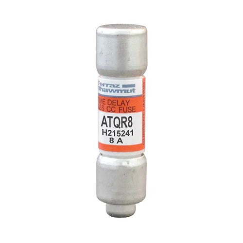 Mersen ATQR8, Class CC ATQR Time-Delay Fuse, 600VAC/300VDC, 8A, Ferrule Type