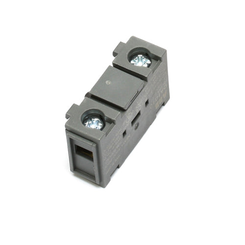 Leviton AUXNC-F1, Fused Auxiliary Contact, Normally Closed, Rated 10A 600V, For Use with 30/32A Safety Disconnect Switches and Mechanical Interlocks