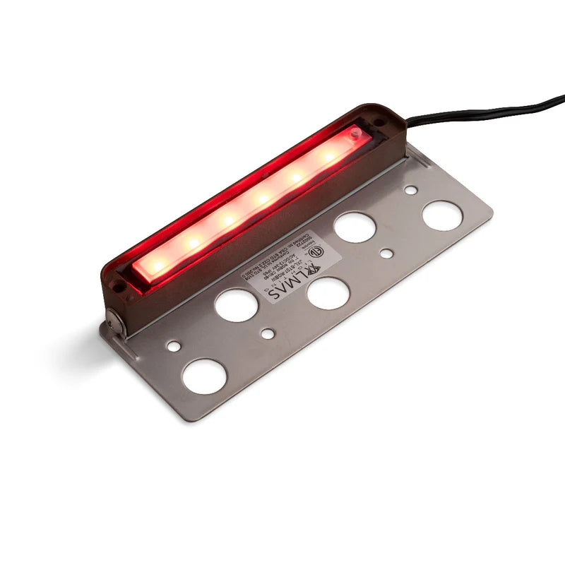 Almas Lighting HS-MC-403-RGBW, ALMAS Citrine H3 Hardscape Light, 7'' Length, 3W, Red Green Blue White (RGBW), 95° Beam Angle, Metal Chocolate