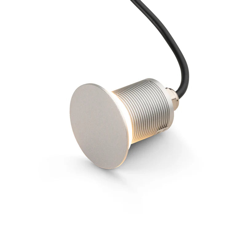 Almas Lighting DK-SS1W-506-3000K, ALMAS Barite D6 Deck Light, 1W, 195 Lumens, 3000K Warm White, 360° Beam Angle, Stainless Steel