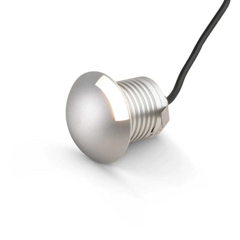 Almas Lighting DK-SS3W-507-3000K, ALMAS Barite D7 Deck Light, 3W, 195 Lumens, 3000K Warm White, 45° Beam Angle, Stainless Steel