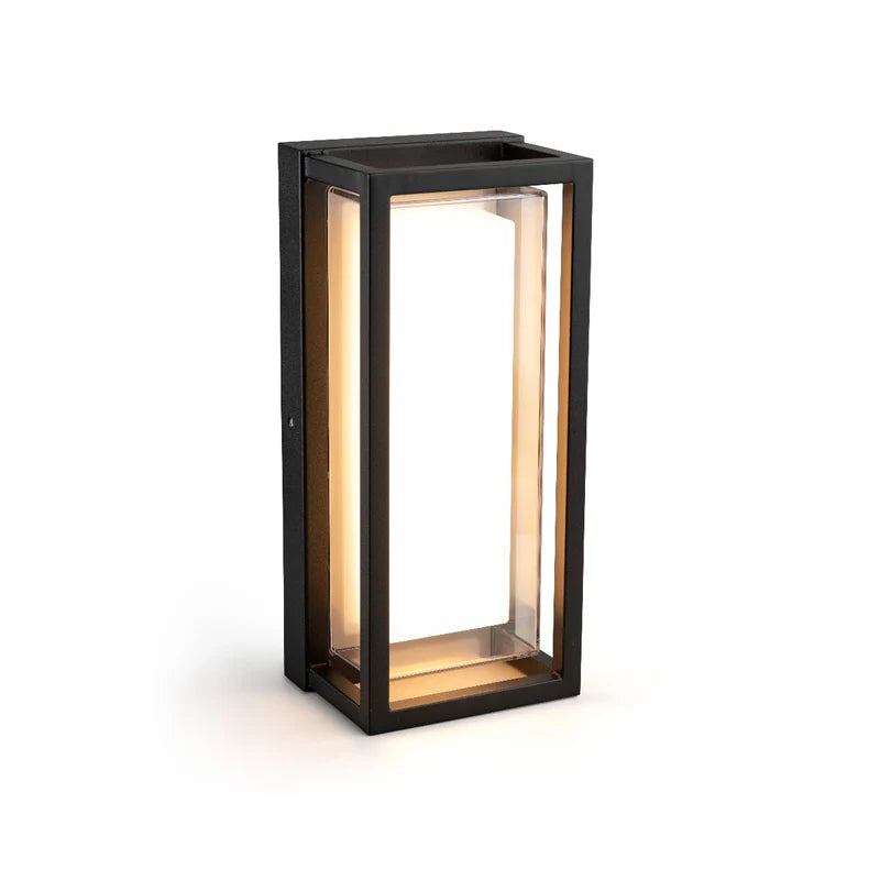Almas Lighting WL-B22W-803-MCT, ALMAS Beryl WA3 Wall-Mounted LED Light, Wide Area, 22W, 1800 Lumens, 5CCT Tunable, Black