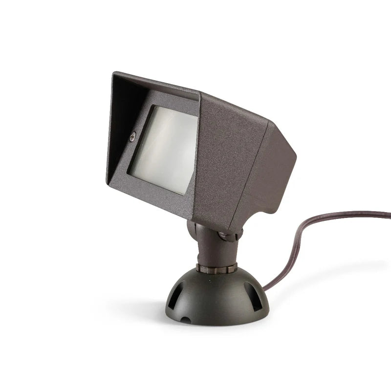 Almas Lighting FL-MC-603-NL, ALMAS Onyx F3 Flood Light, 5W, 500 Lumens, 2700K Warm White, 90° Beam Angle, Metal Chocolate, No Lamp