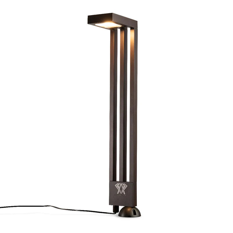 Almas Lighting PL-MC3W-315-3000K, ALMAS Emerald P15 Path Light, 3W, 12V, 300 Lumens, 3000K Warm White, 160° Beam Angle, Metal Chocolate