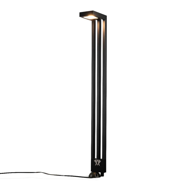 Almas Lighting PL-MB3W-315B-3000K, ALMAS Emerald P15B Path Light, 3W, 12V, 3000K Warm White, 160° Beam Angle, 35 Inches Height, Metal Black