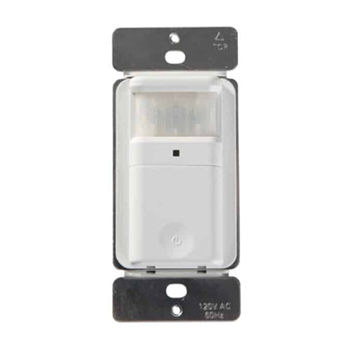 Votatec BAG-001, 120V Single-Pole Motion Sensor Switch, 1000W Tungsten, 1000VA Ballast, 1/4 HP Motor, 5A, White