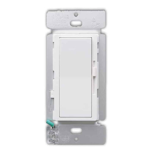 Votatec BAK-004G / WH, 3Way Slide Dimmer, Class A, for 600W Incandescent/300W CFL & LED, 120V, 60Hz, 40000 times, White