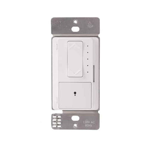 Votatec BAK-010A, 0-10V Dimmer Switch, 500W, 120V/60Hz, 3-Way, 20000 Times, Neutral Required, White