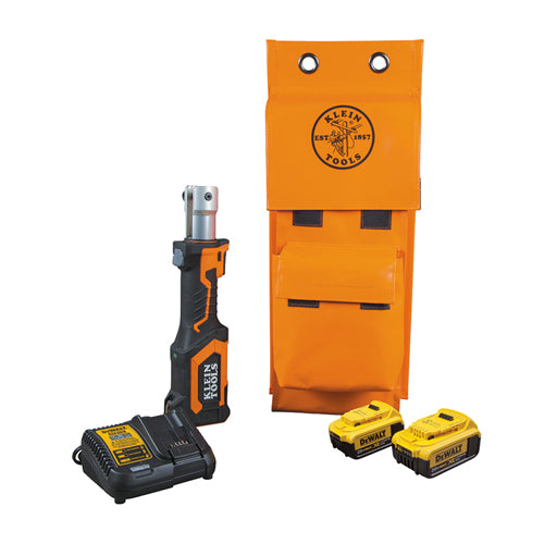 Klein Tools BAT207T134H, Battery-Operated Cutter/Crimper, No Heads, 4 Ah