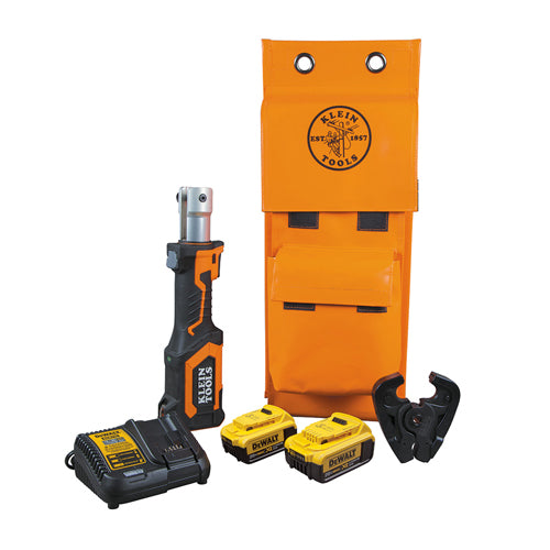 Klein Tools BAT207T24H, Battery-Operated Crimper, D3 Groove, 4 Ah