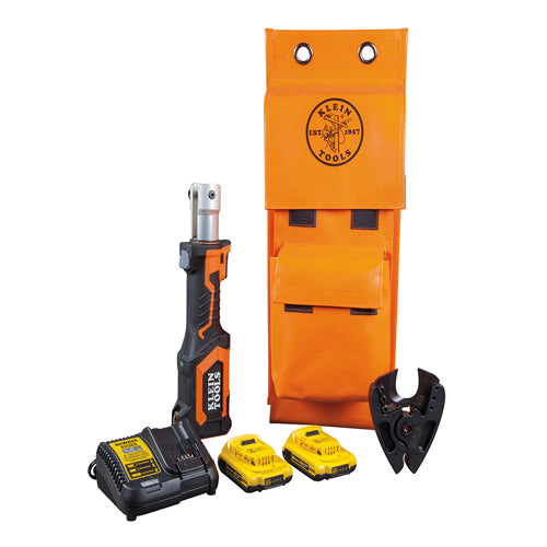 Klein Tools BAT207T3, Battery-Operated Cutter, Cu/Al, 2 Ah