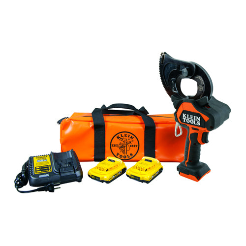 Klein Tools BAT20GD1, Battery-Operated EHS Closed-Jaw Cutter, 2 Ah
