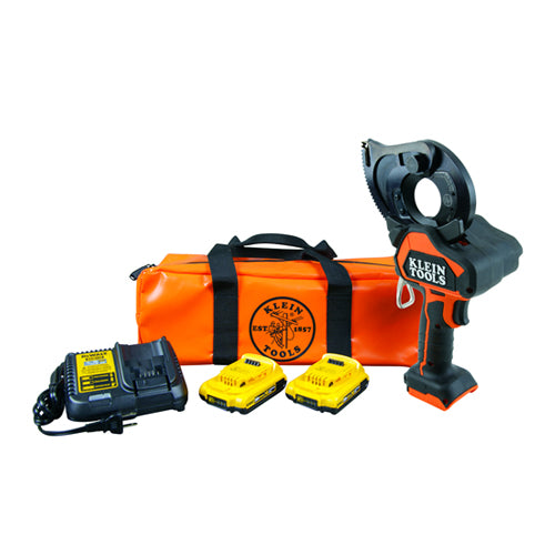 Klein Tools BAT20GD10, Battery-Operated Cu/Al Closed-Jaw Cutter, 2 Ah
