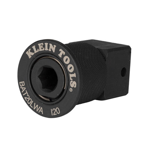 Klein Tools BAT20LWA, 7/16-Inch Adapter for 90-Degree Impact Wrench