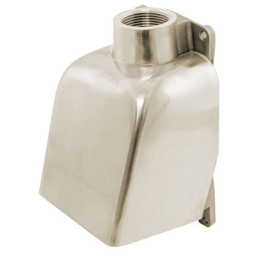 Hubbell BB601WSS, Metallic 15º Angle Back Box, Stainless Steel, For 60 and 63A Devices, 1-1/4'' NPT Hub