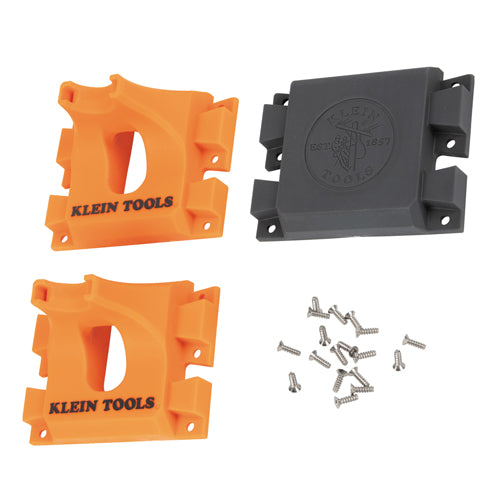 Klein Tools BCRP03, Cartridges with Blank Insert Cartridge, S-Hook, Rail System, 2-Pack