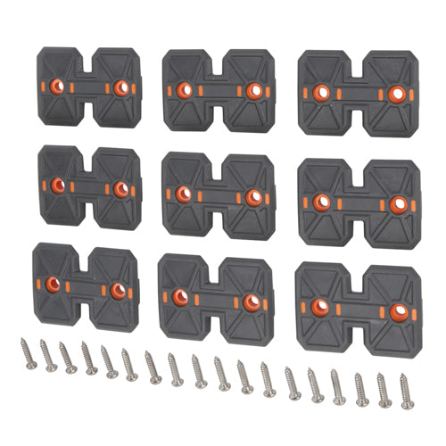 Klein Tools BCRP05, Hard Tool Module Flaps, Rail System, 9-Pack