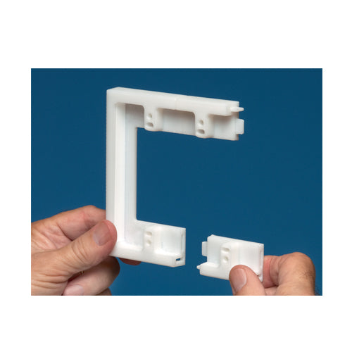 Arlington BES2C, Non-metallic Box Extender Coupler Set, Adds One Gang to Arlington's BES2