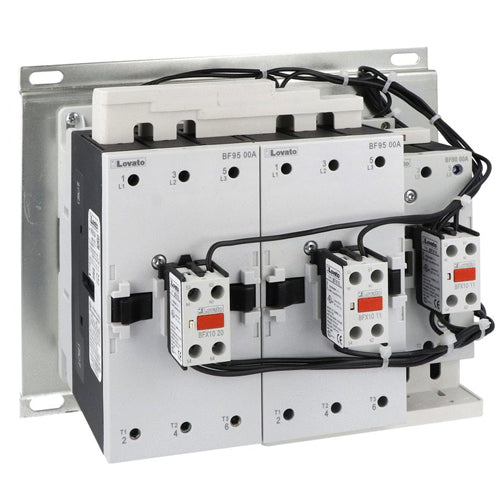 Lovato BFA1507057560, Complete Star-Delta Starter, Open Frame, For Starting Time Up to 12 Seconds and A Maximum of 30 Operations/Hour, Max IEC Operating Current 225A, Coil Voltage 575VAC 60Hz