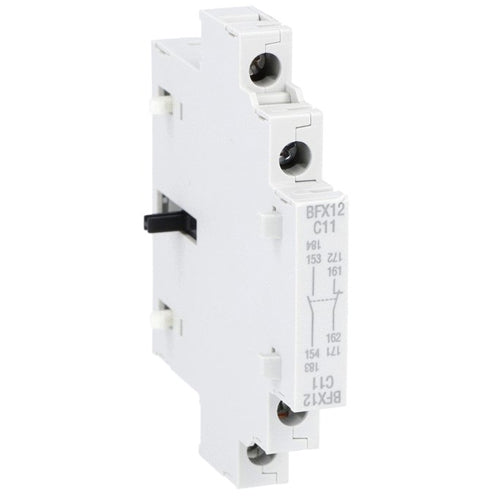 Lovato BFX12C20, Auxiliary Contact with Side Mounting, Screw Terminals, For BF160…BF400 Series Contactors, 2NO