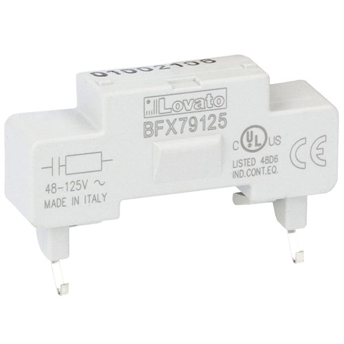 Lovato BFX79415, Quick Connect Surge Suppressor for BF00A, BF09...BF150A AC Contactors, 240-415VAC (Resistor-Capacitor)
