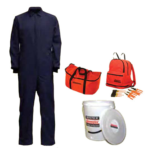 Comentex BPK-CL4CK, 40 cal/cm² Task Wear, Coverall Backpack Kit, Navy