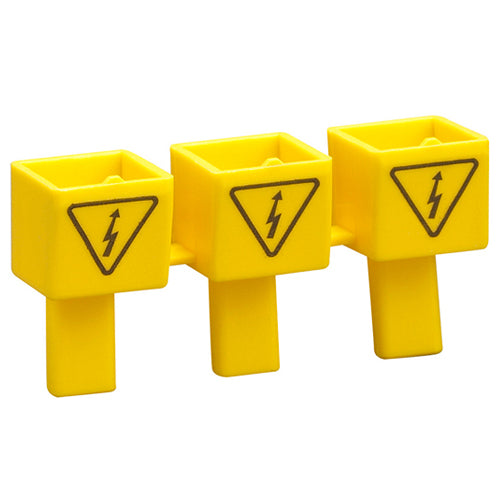 Lovato BRU3V, Kit of 3 Insulating Caps for Unused Bar Terminals, 5 Packs