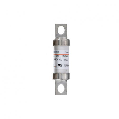 Mersen BS17US69V80, Semiconductor Protection Fuse, British Standard, Size 17x49 gR(URS), 690VAC, 80A