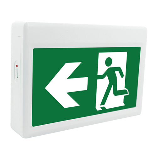 Votatec BY-F2231CA, Emergency LED Light, No Battery Running Man Exit Sign, 1.2W, 120/347VAC Dual Voltage Operation