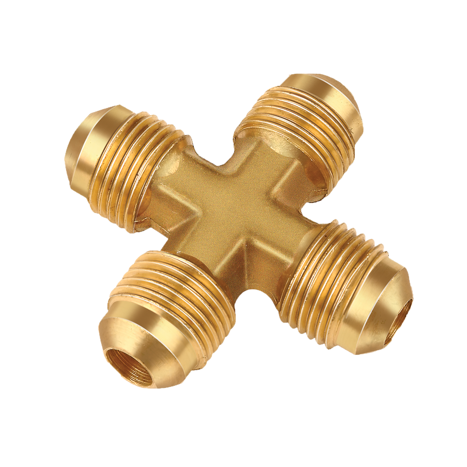 Alltemp 02-C1-4, 1/4'' Brass Fitting, Cross, 2 Packs